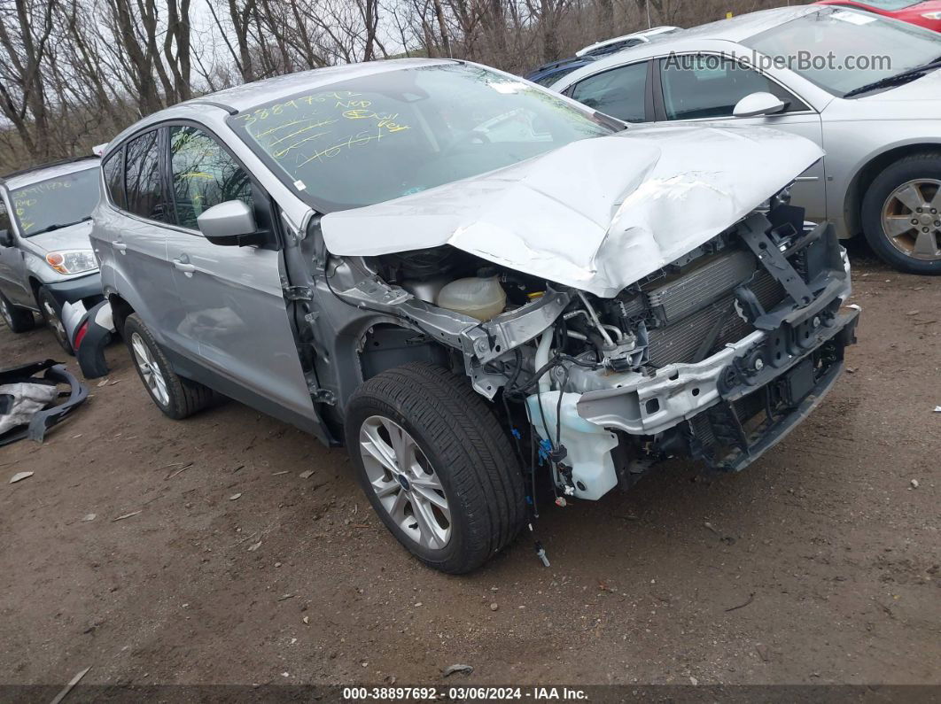 2019 Ford Escape Se Silver vin: 1FMCU9GD5KUA16751