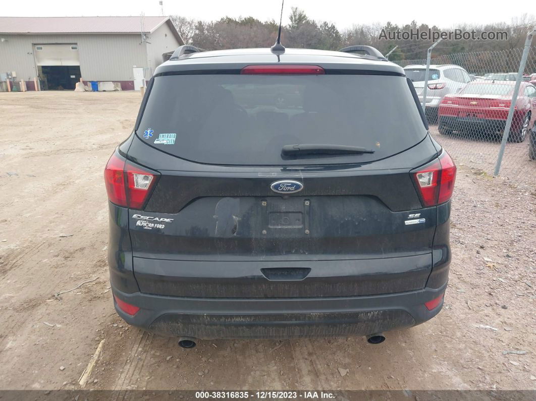 2019 Ford Escape Se Черный vin: 1FMCU9GD5KUA75783