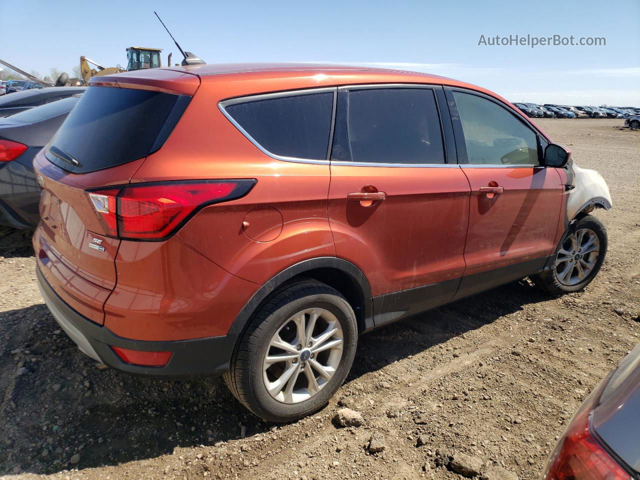 2019 Ford Escape Se Orange vin: 1FMCU9GD5KUA78134