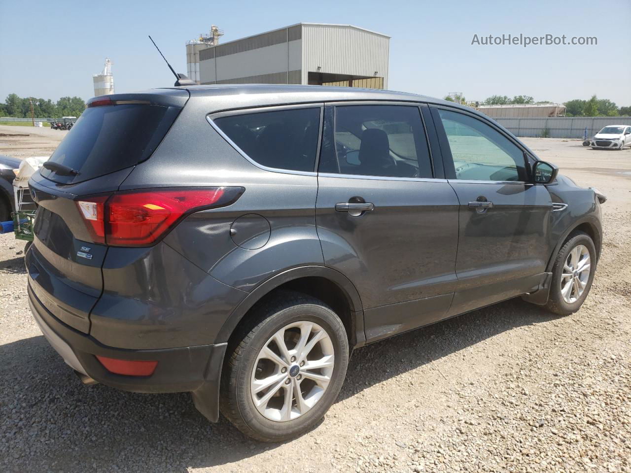 2019 Ford Escape Se Gray vin: 1FMCU9GD5KUB02562