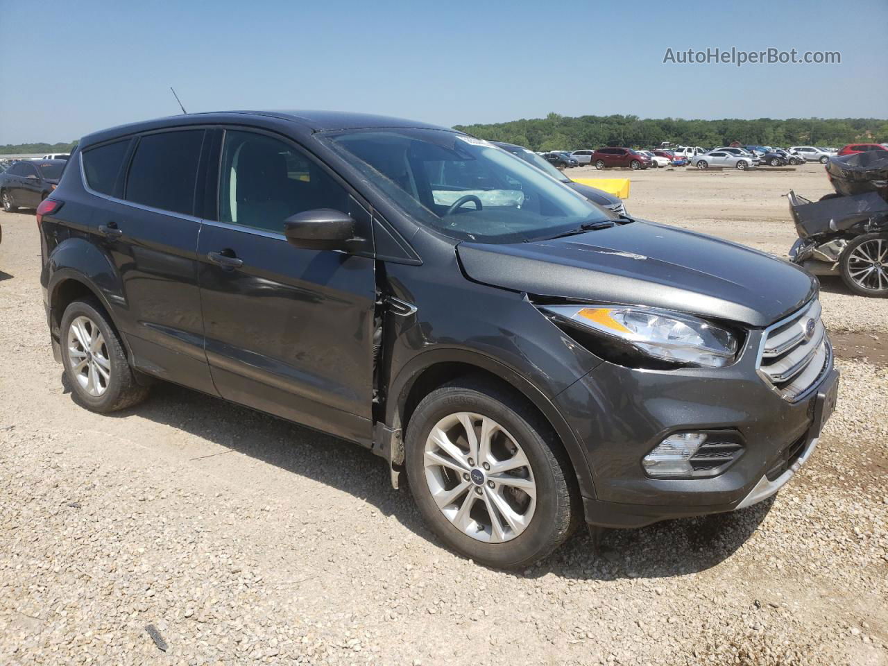 2019 Ford Escape Se Gray vin: 1FMCU9GD5KUB02562