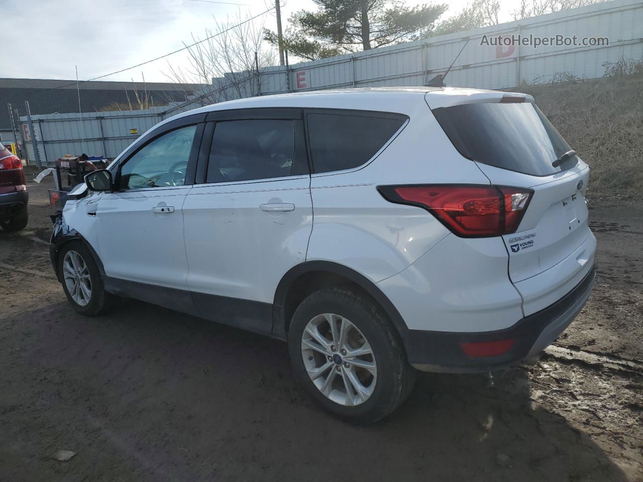 2019 Ford Escape Se White vin: 1FMCU9GD5KUB54127