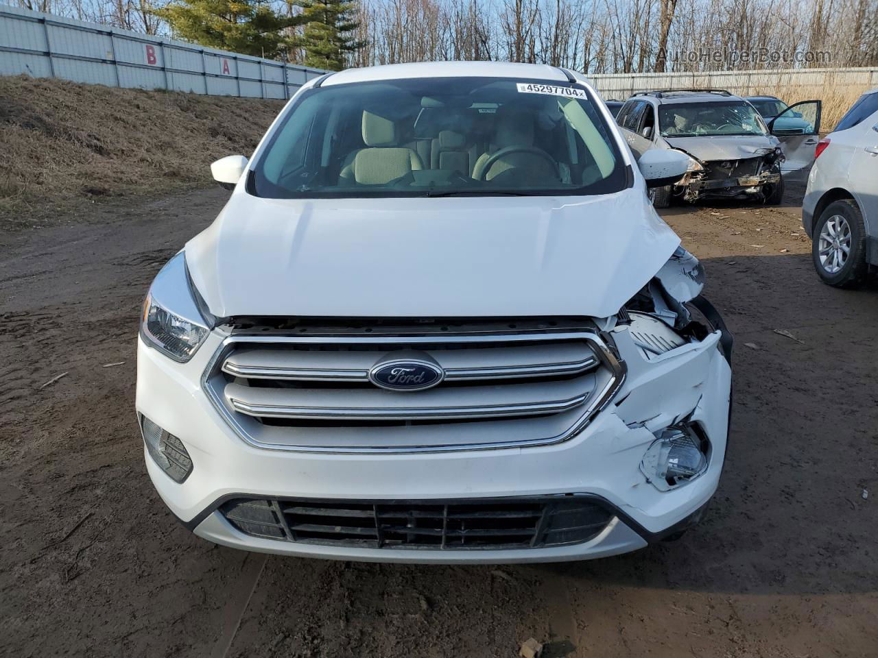 2019 Ford Escape Se Белый vin: 1FMCU9GD5KUB54127