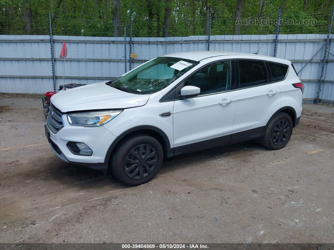 2017 Ford Escape Se White vin: 1FMCU9GD6HUA70066