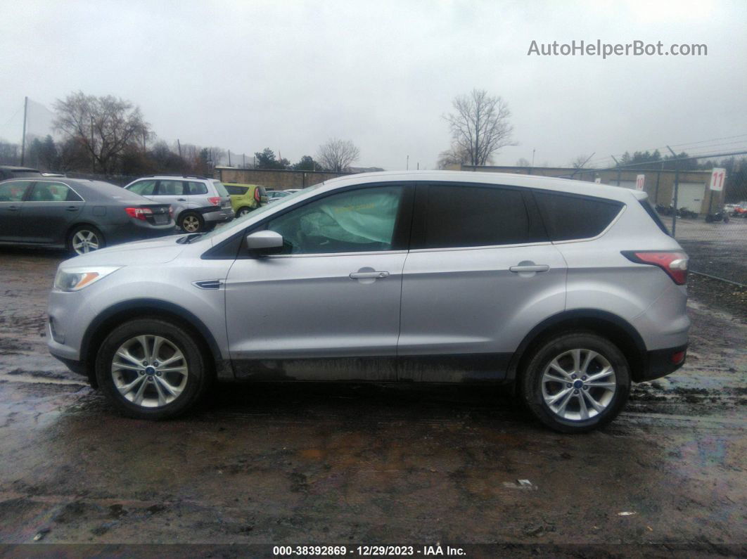 2017 Ford Escape Se Silver vin: 1FMCU9GD6HUB19136