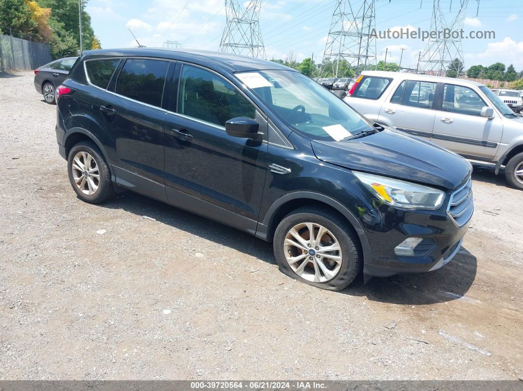 2017 Ford Escape Se Black vin: 1FMCU9GD6HUC92316