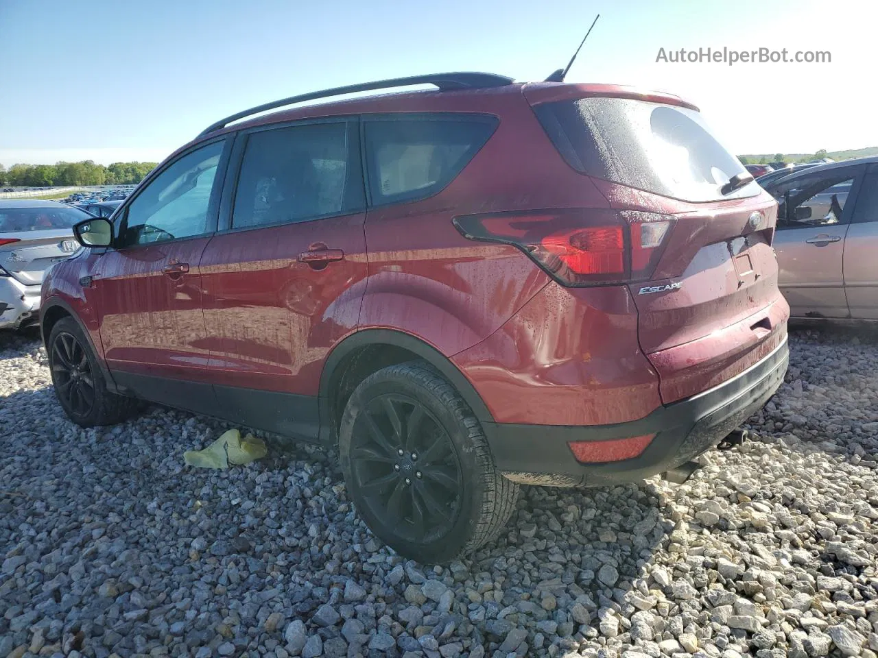 2019 Ford Escape Se Бордовый vin: 1FMCU9GD6KUA52884