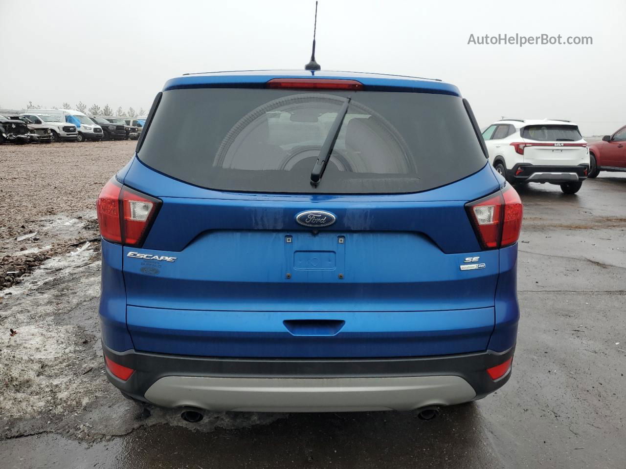 2019 Ford Escape Se Blue vin: 1FMCU9GD6KUA79812