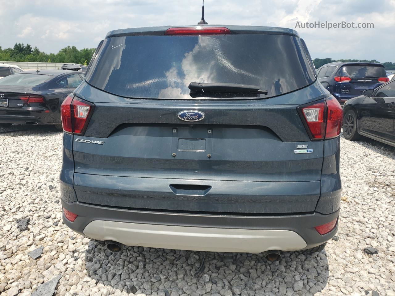 2019 Ford Escape Se Blue vin: 1FMCU9GD6KUB55187