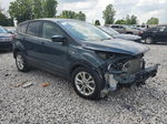 2019 Ford Escape Se Blue vin: 1FMCU9GD6KUB55187