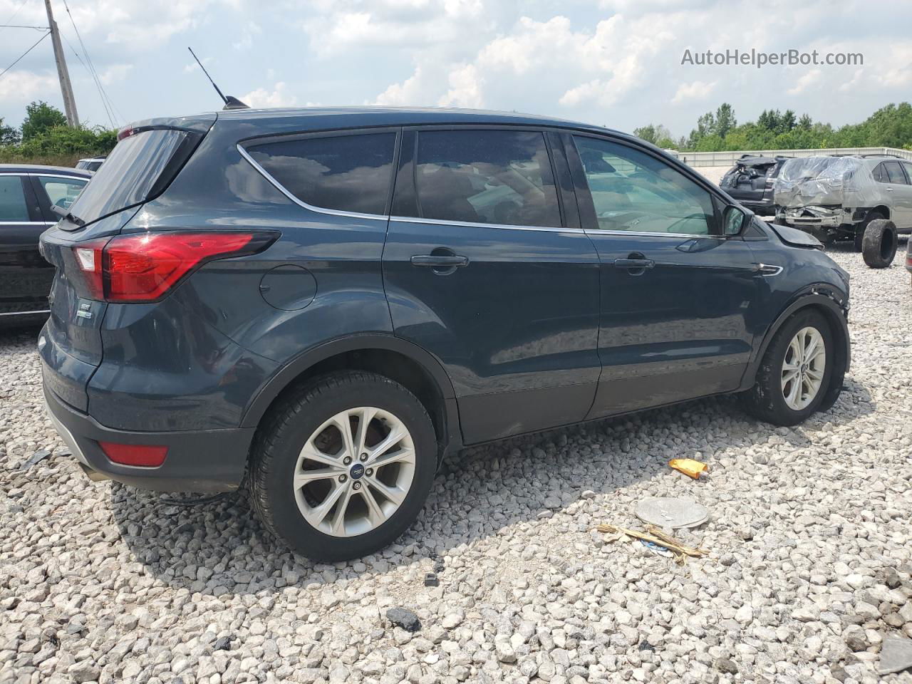 2019 Ford Escape Se Blue vin: 1FMCU9GD6KUB55187