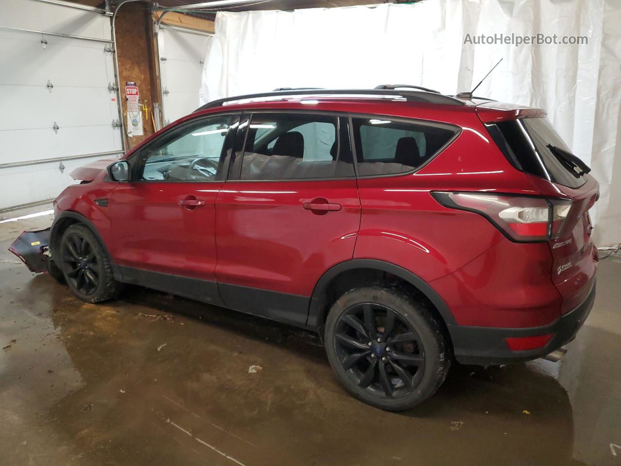 2017 Ford Escape Se Темно-бордовый vin: 1FMCU9GD7HUC21299