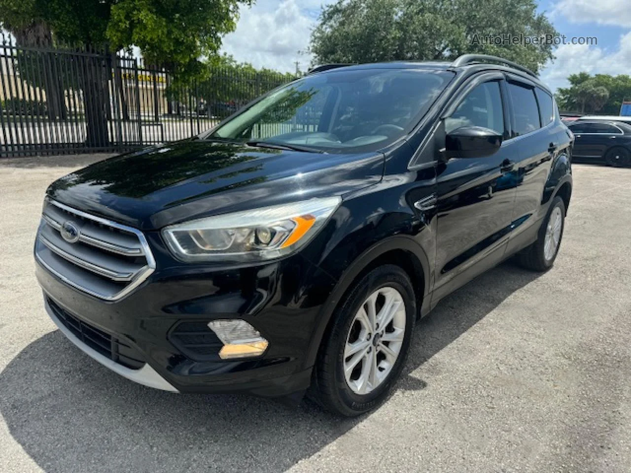 2017 Ford Escape Se Black vin: 1FMCU9GD7HUD01945