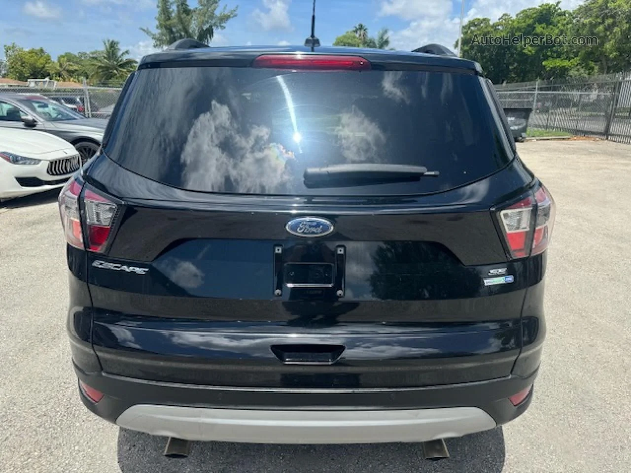 2017 Ford Escape Se Black vin: 1FMCU9GD7HUD01945