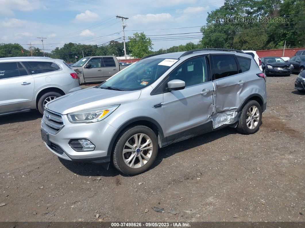 2017 Ford Escape Se Silver vin: 1FMCU9GD7HUD02108