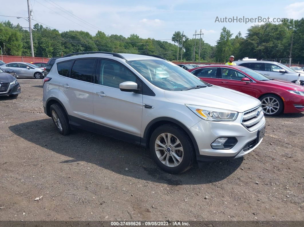 2017 Ford Escape Se Silver vin: 1FMCU9GD7HUD02108