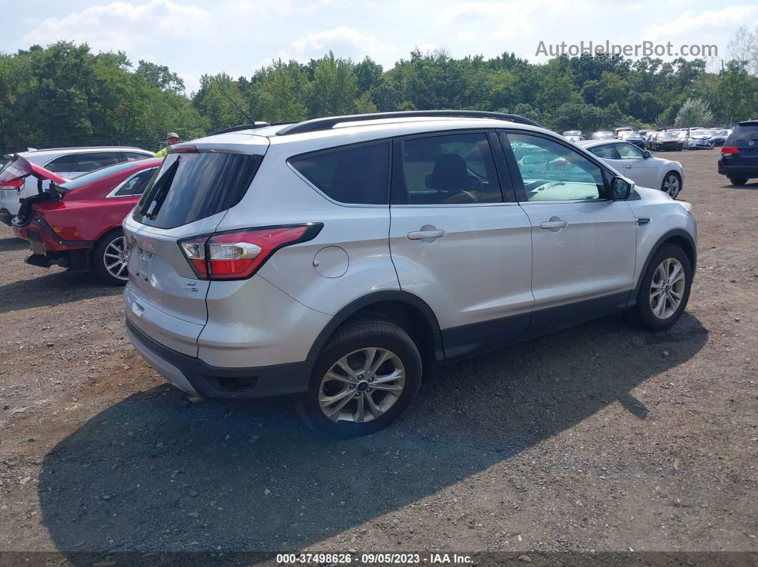 2017 Ford Escape Se Silver vin: 1FMCU9GD7HUD02108