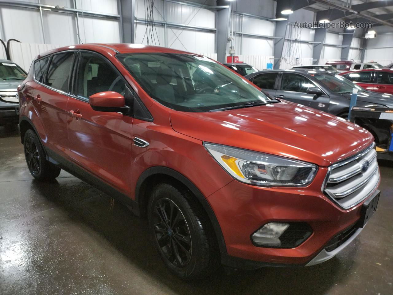 2019 Ford Escape Se Orange vin: 1FMCU9GD7KUB34851