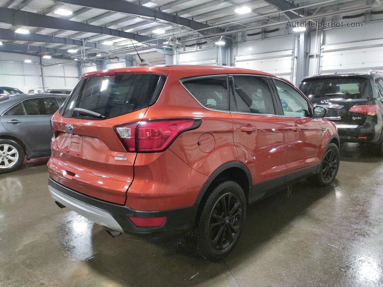 2019 Ford Escape Se Orange vin: 1FMCU9GD7KUB34851