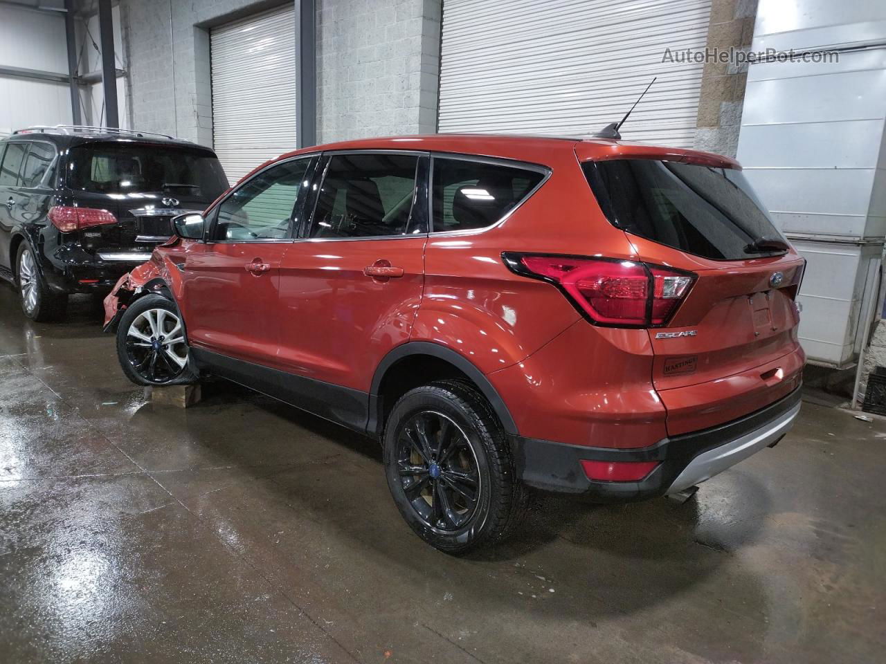 2019 Ford Escape Se Orange vin: 1FMCU9GD7KUB34851