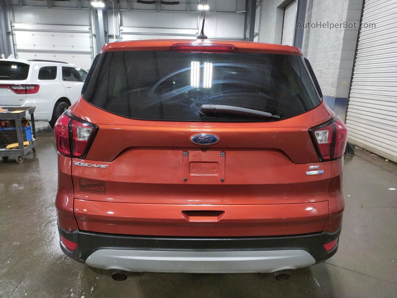 2019 Ford Escape Se Orange vin: 1FMCU9GD7KUB34851