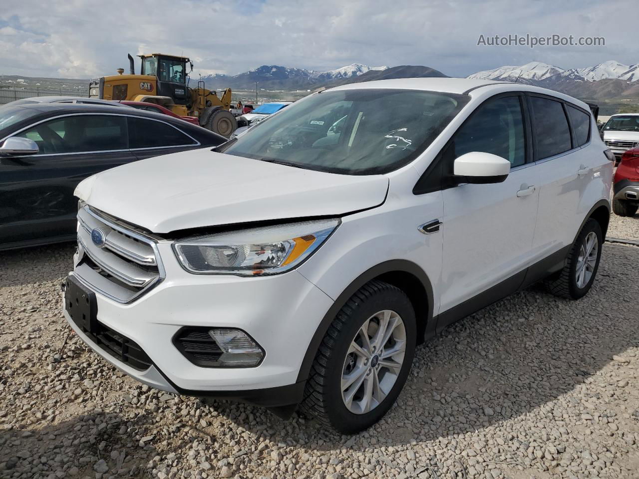 2017 Ford Escape Se White vin: 1FMCU9GD8HUA41118