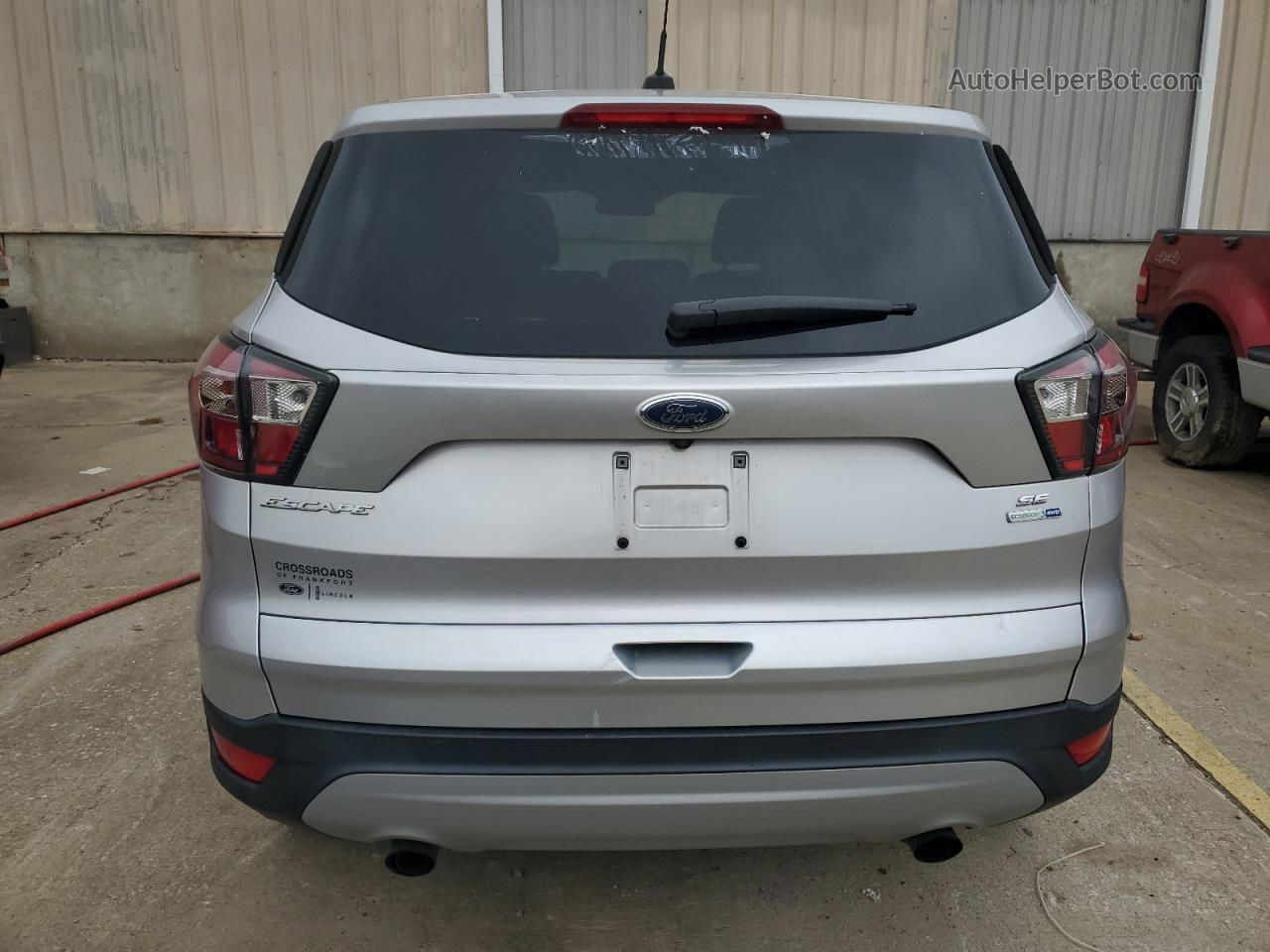 2017 Ford Escape Se Silver vin: 1FMCU9GD8HUB00605