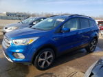 2017 Ford Escape Se Синий vin: 1FMCU9GD8HUB55779