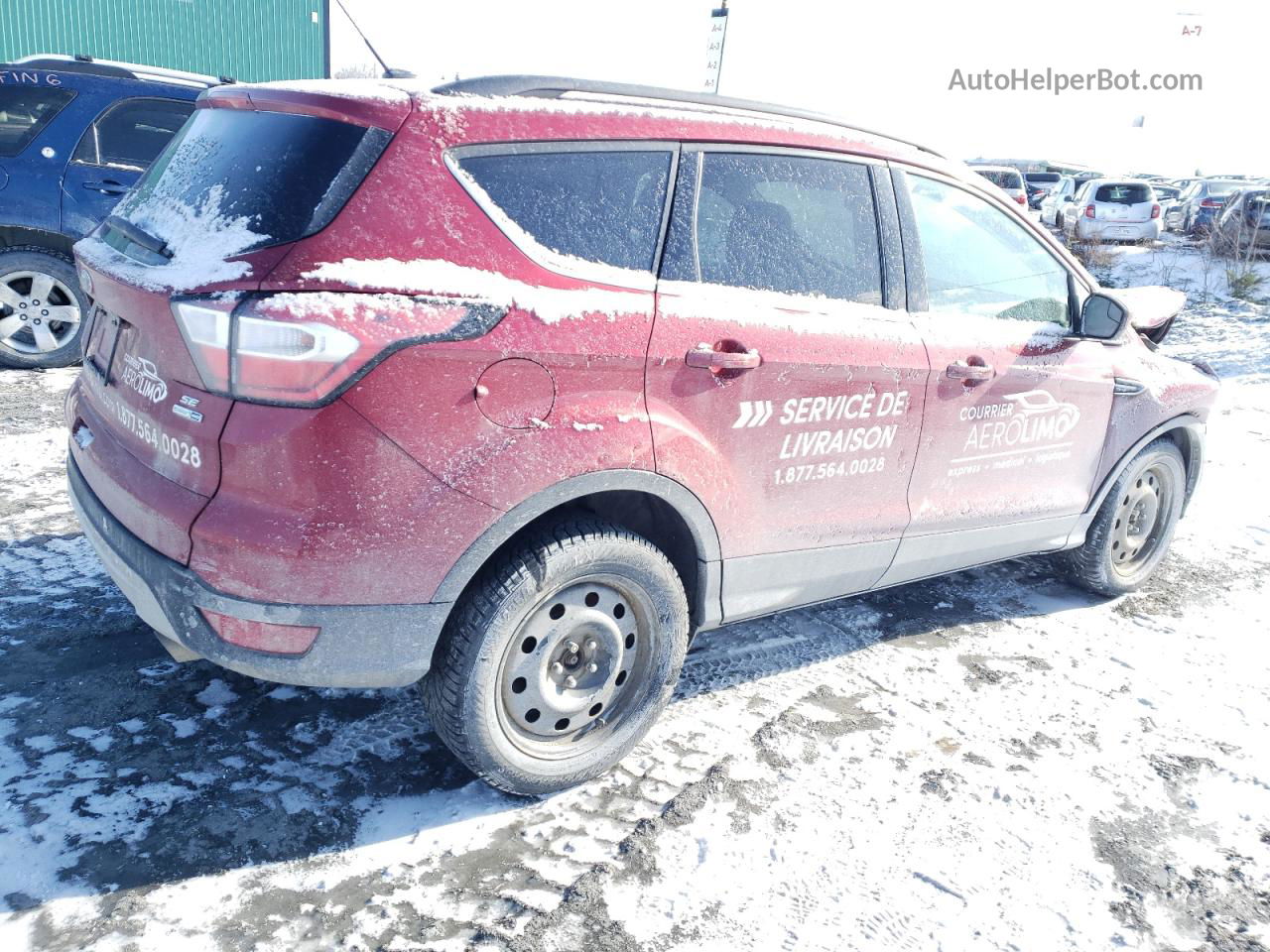 2017 Ford Escape Se Red vin: 1FMCU9GD8HUE58254