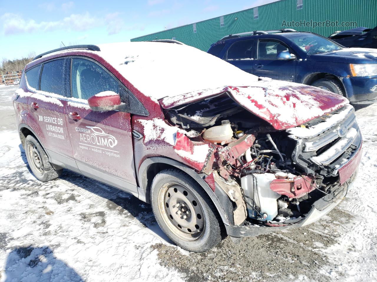 2017 Ford Escape Se Red vin: 1FMCU9GD8HUE58254