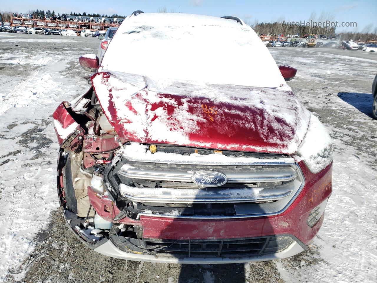 2017 Ford Escape Se Red vin: 1FMCU9GD8HUE58254