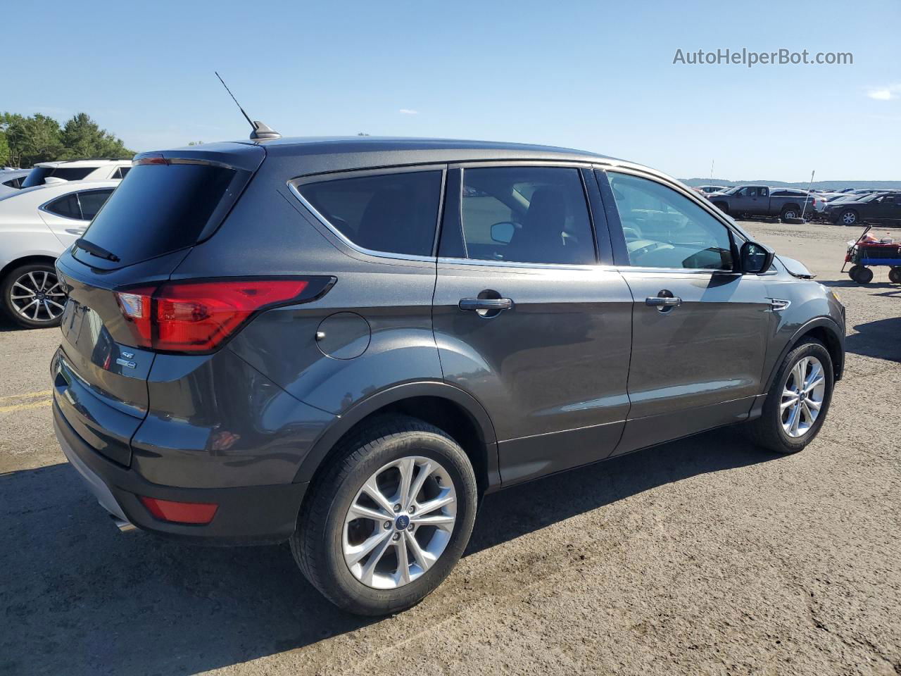 2019 Ford Escape Se Gray vin: 1FMCU9GD8KUA37917