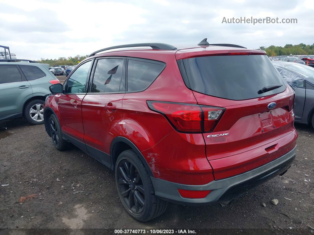 2019 Ford Escape Se Red vin: 1FMCU9GD8KUA85806