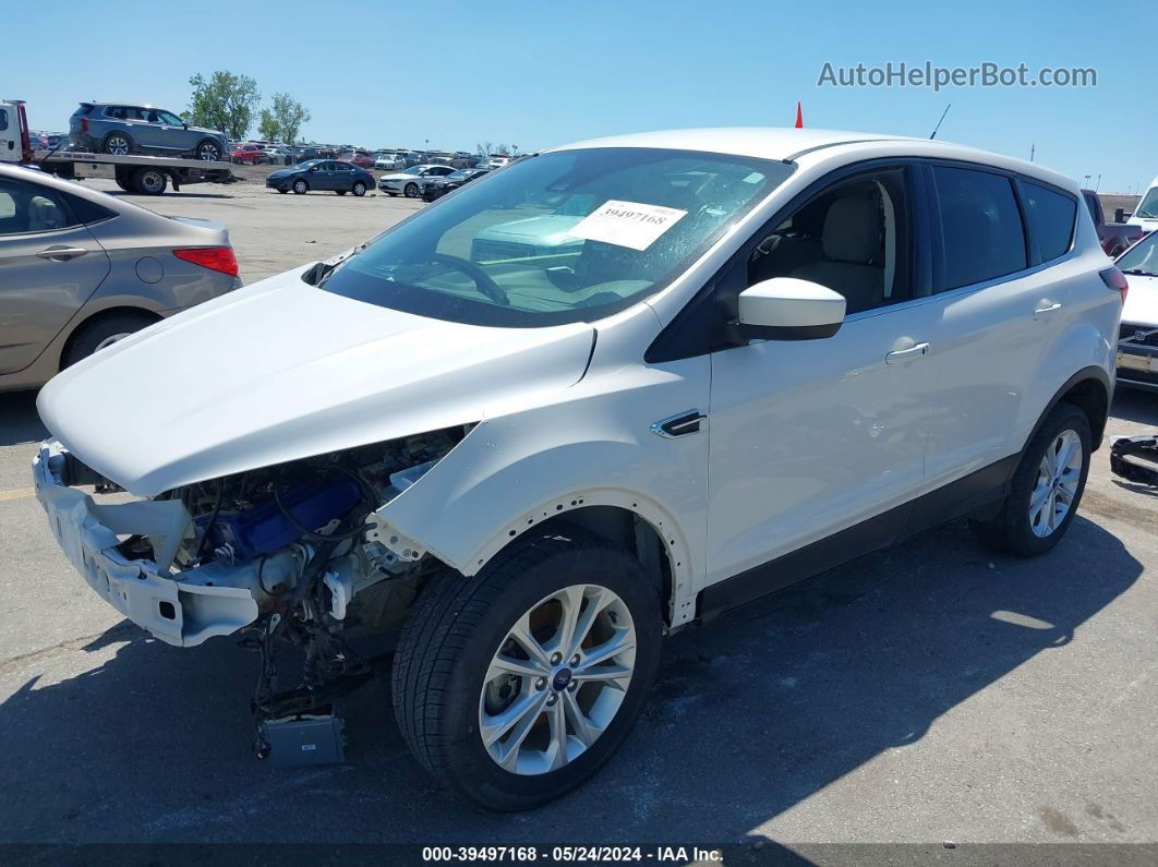 2019 Ford Escape Se White vin: 1FMCU9GD8KUB02894