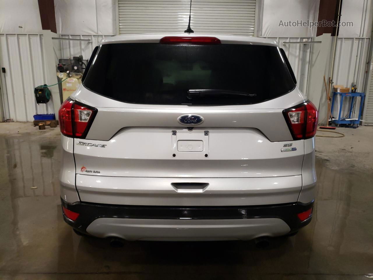 2019 Ford Escape Se Silver vin: 1FMCU9GD8KUC27443