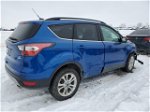 2017 Ford Escape Se Синий vin: 1FMCU9GD9HUB32821