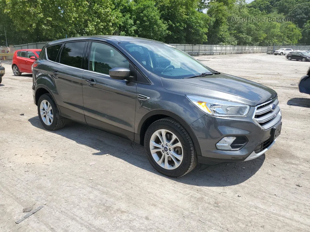 2017 Ford Escape Se Gray vin: 1FMCU9GD9HUB39770