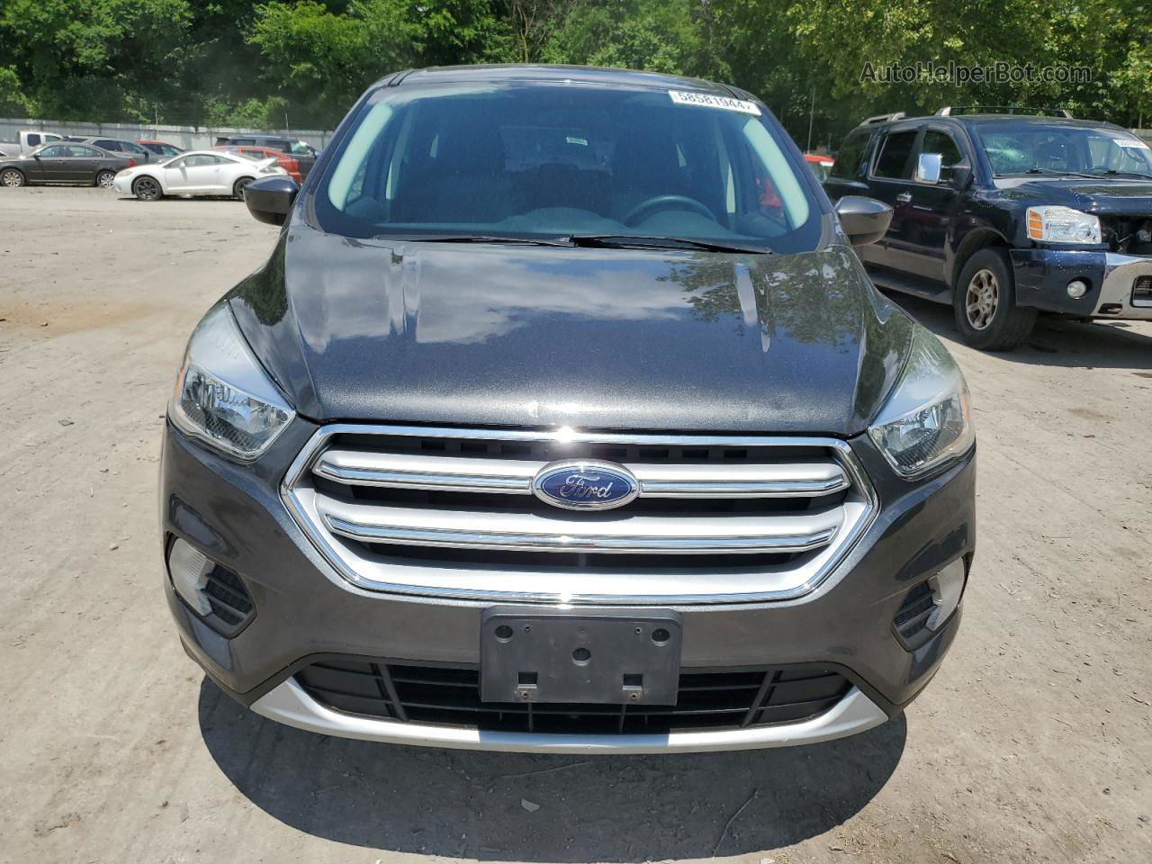 2017 Ford Escape Se Gray vin: 1FMCU9GD9HUB39770