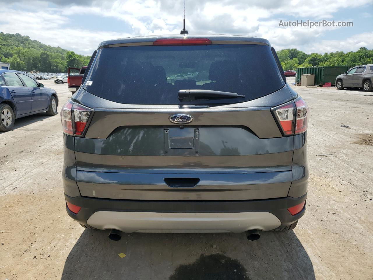 2017 Ford Escape Se Gray vin: 1FMCU9GD9HUB39770