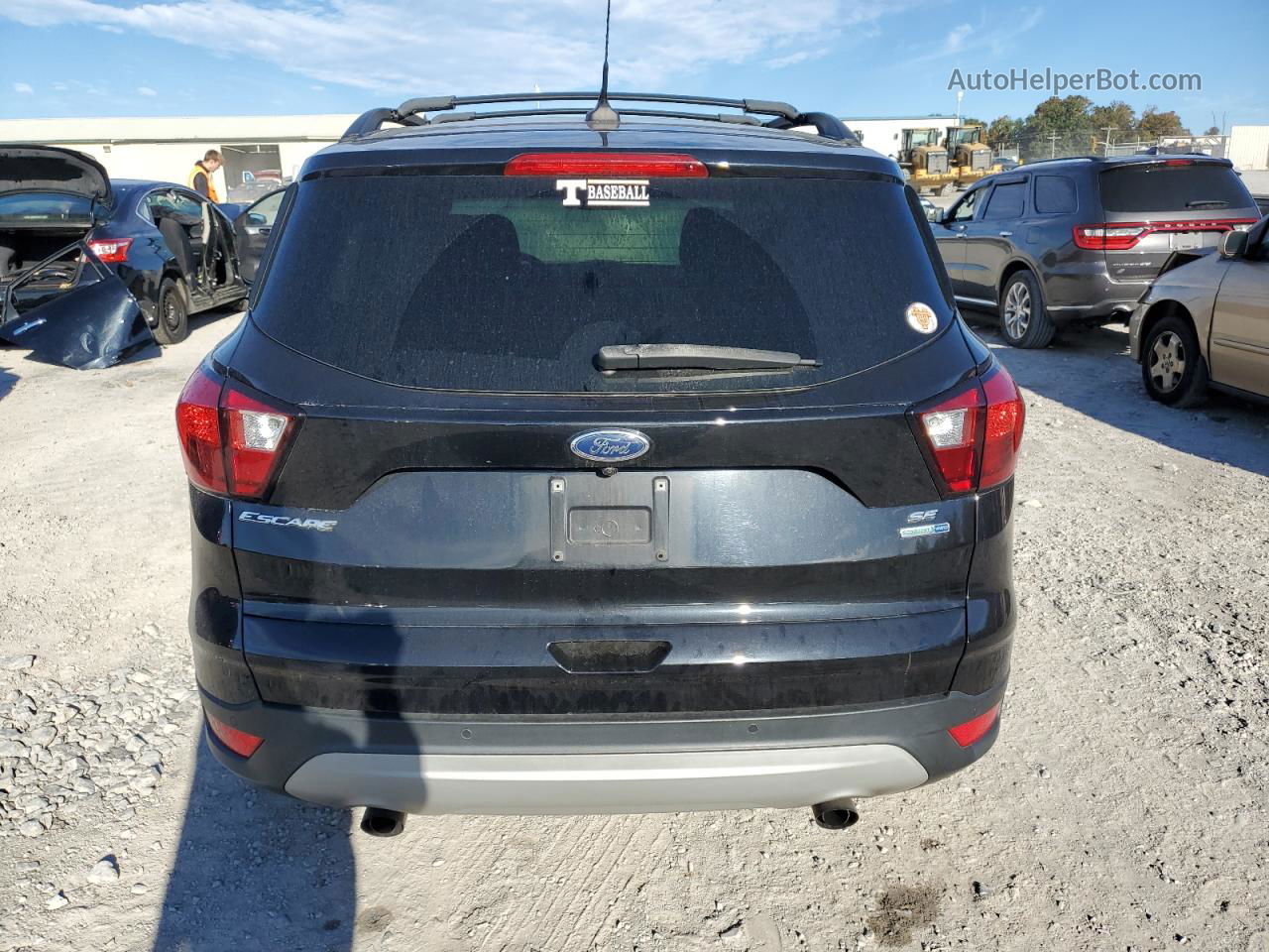 2019 Ford Escape Se Black vin: 1FMCU9GD9KUB65762