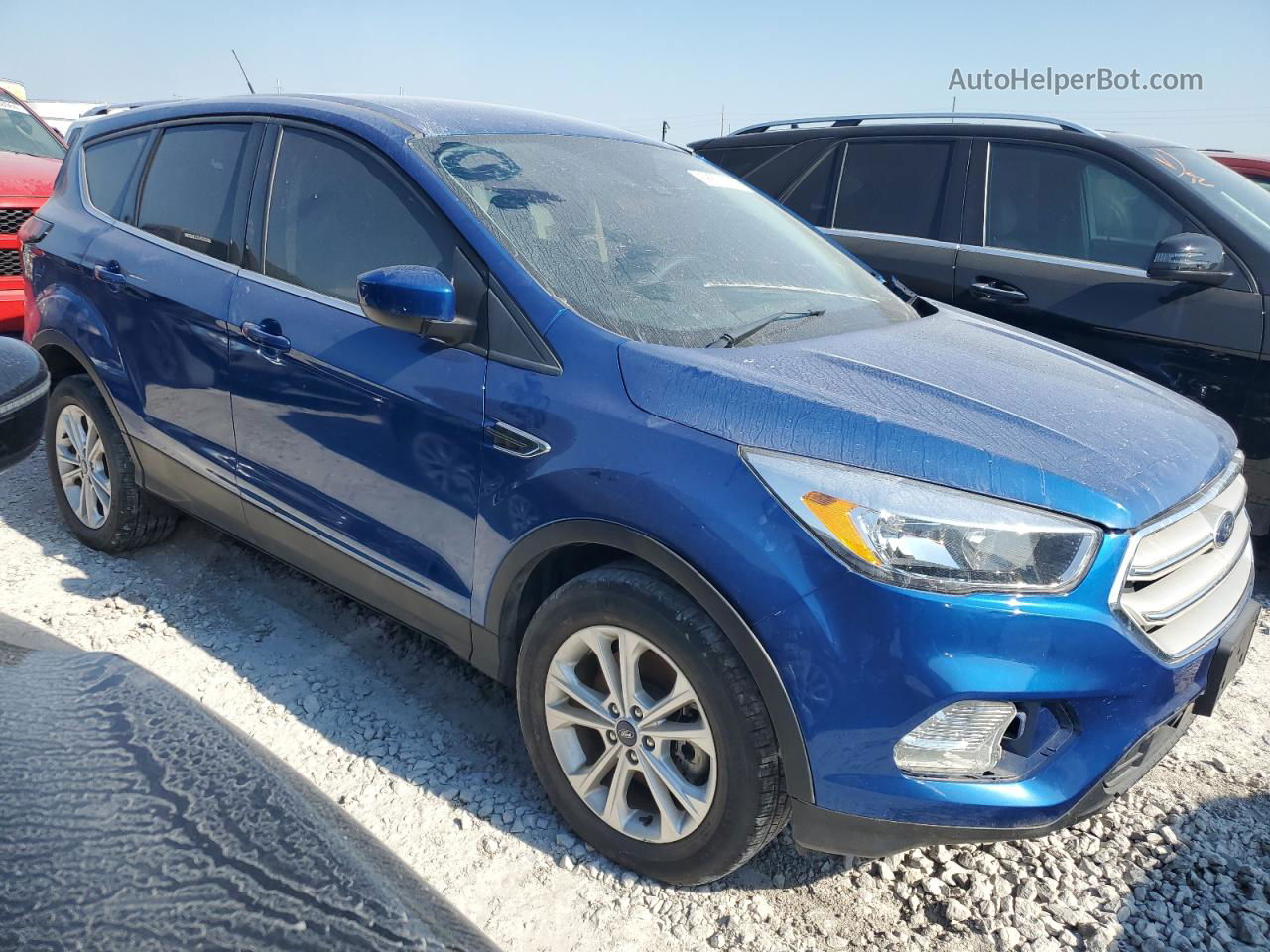 2019 Ford Escape Se Blue vin: 1FMCU9GD9KUC53615