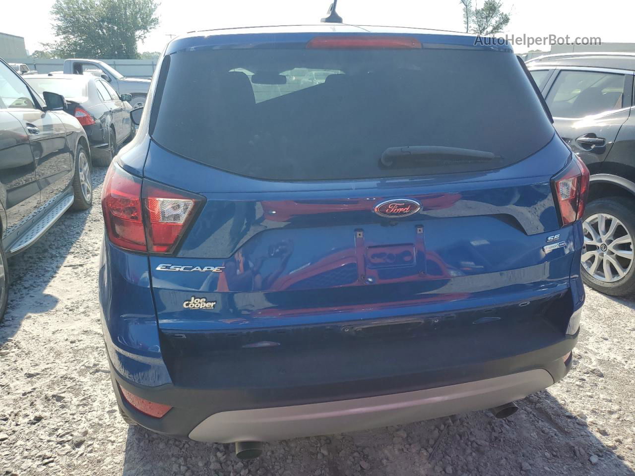 2019 Ford Escape Se Blue vin: 1FMCU9GD9KUC53615