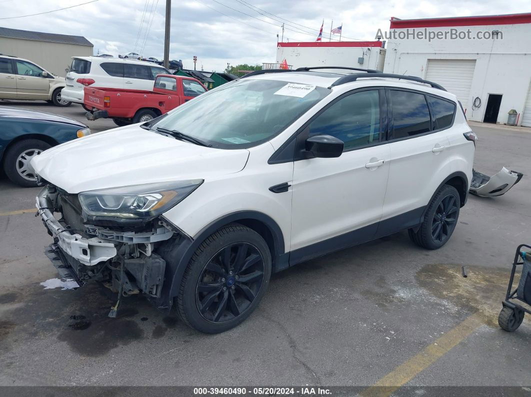 2017 Ford Escape Se White vin: 1FMCU9GDXHUB83132