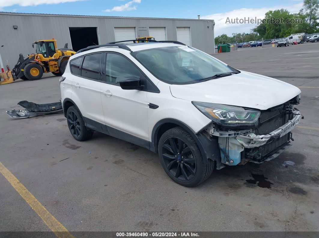 2017 Ford Escape Se White vin: 1FMCU9GDXHUB83132