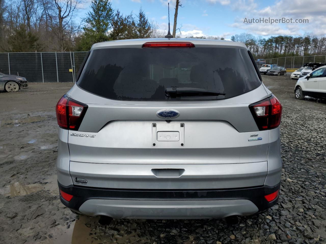 2019 Ford Escape Se Gray vin: 1FMCU9GDXKUA94653