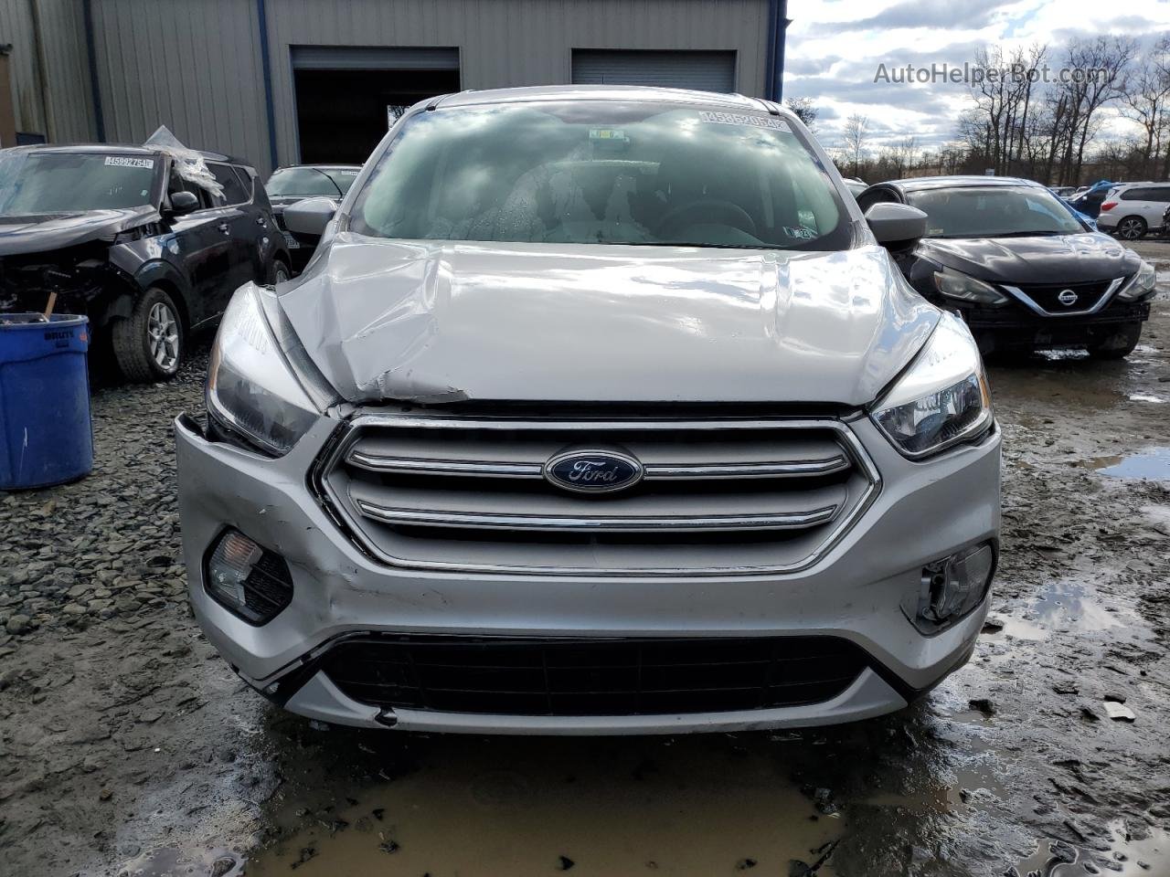 2019 Ford Escape Se Gray vin: 1FMCU9GDXKUA94653