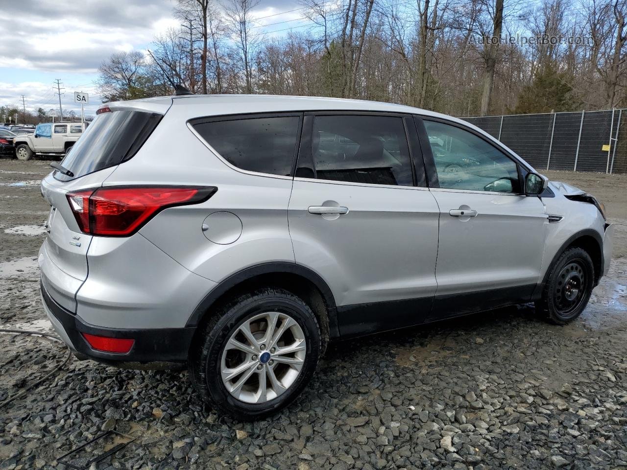 2019 Ford Escape Se Gray vin: 1FMCU9GDXKUA94653