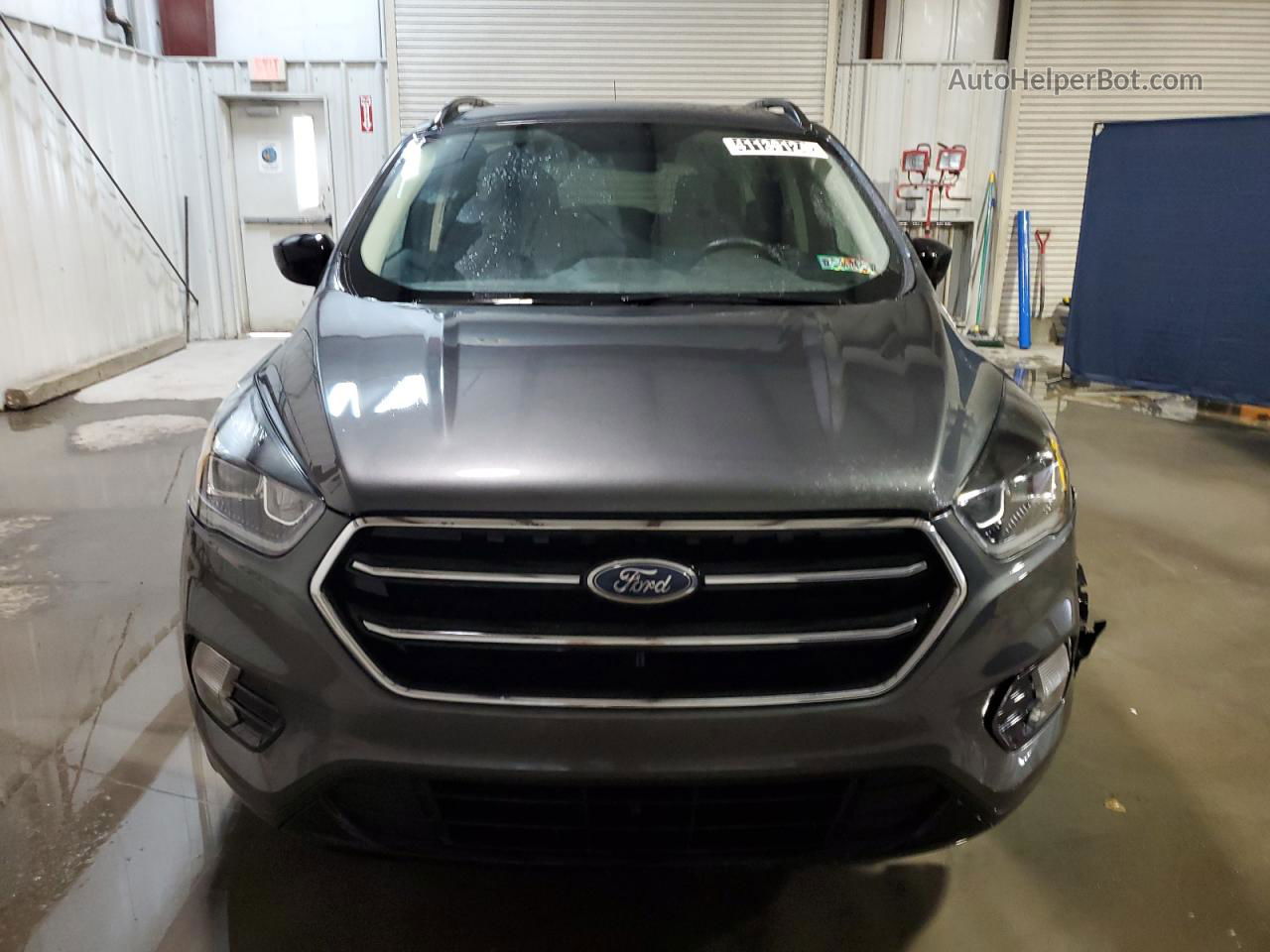 2019 Ford Escape Se Gray vin: 1FMCU9GDXKUB98012