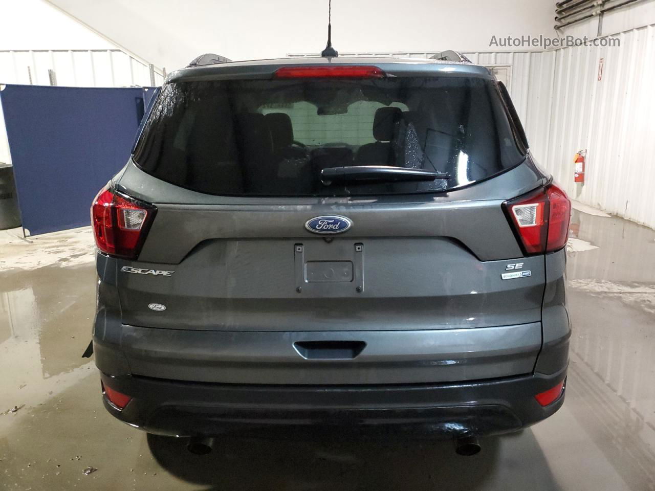 2019 Ford Escape Se Gray vin: 1FMCU9GDXKUB98012