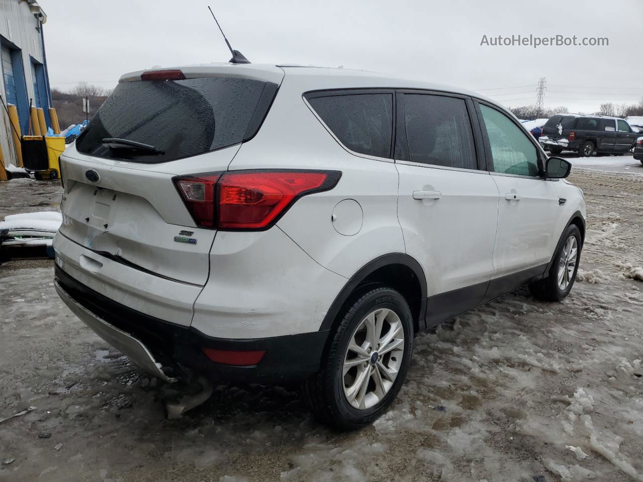 2019 Ford Escape Se White vin: 1FMCU9GDXKUC00986